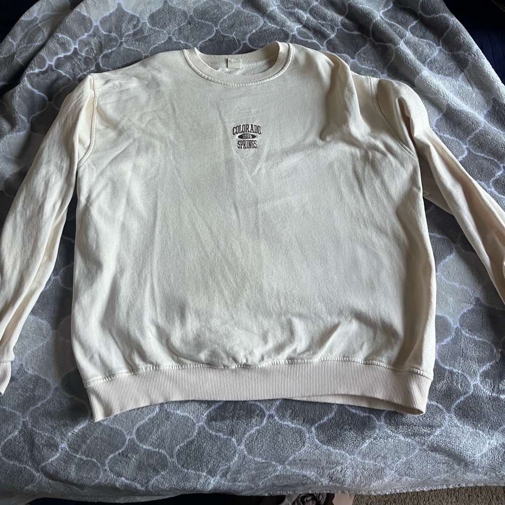 Crème Colorado State Sweater